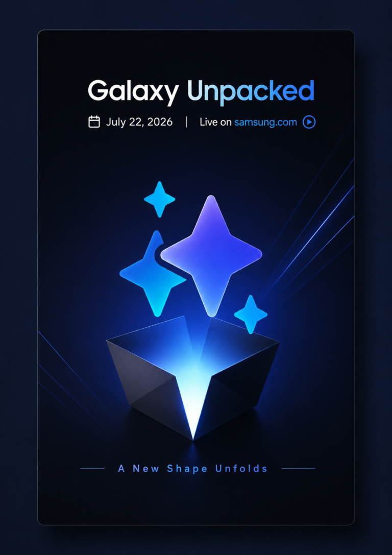 Galaxy Unpacked - Un nuevo diseño aparece